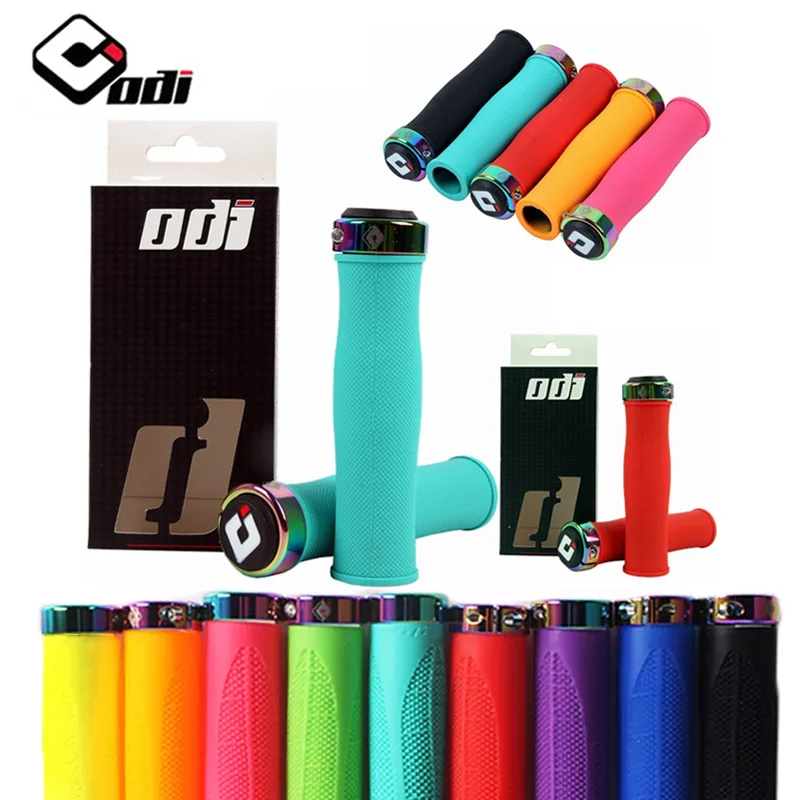 

ODI MTB Handlebar Grips Silicone Handle Bar Grips Set Anti-skid Shock-absorbing Soft Mountain Bicycle Grip Cycling Accessories