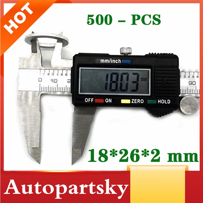 500 шт. 18*26*2 мм OEM #90471 PX4 000 алюминиевая пробка для сливного отверстия коробки