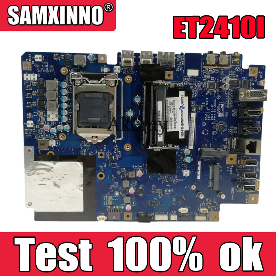 Akemy PCA70 LA 7522P REV:1A AIO PC материнская плата для For Asus ET2410I ET2410 тестовая Бортовая