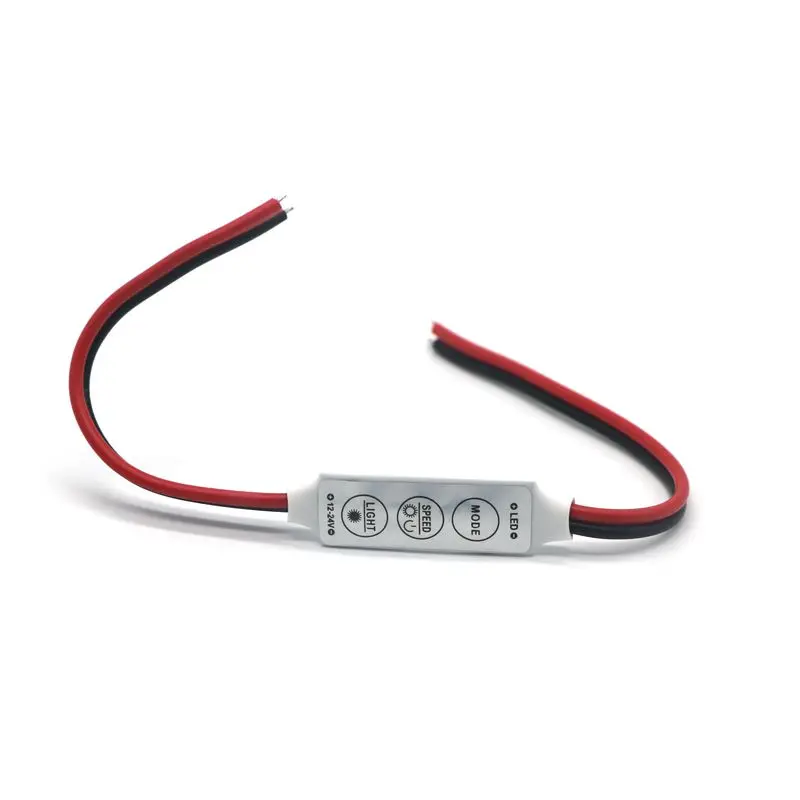 SZYOUMY 150 шт. мини 3 клавиши одноцветный светодиодный регулятор яркости 12 в 144 Вт для