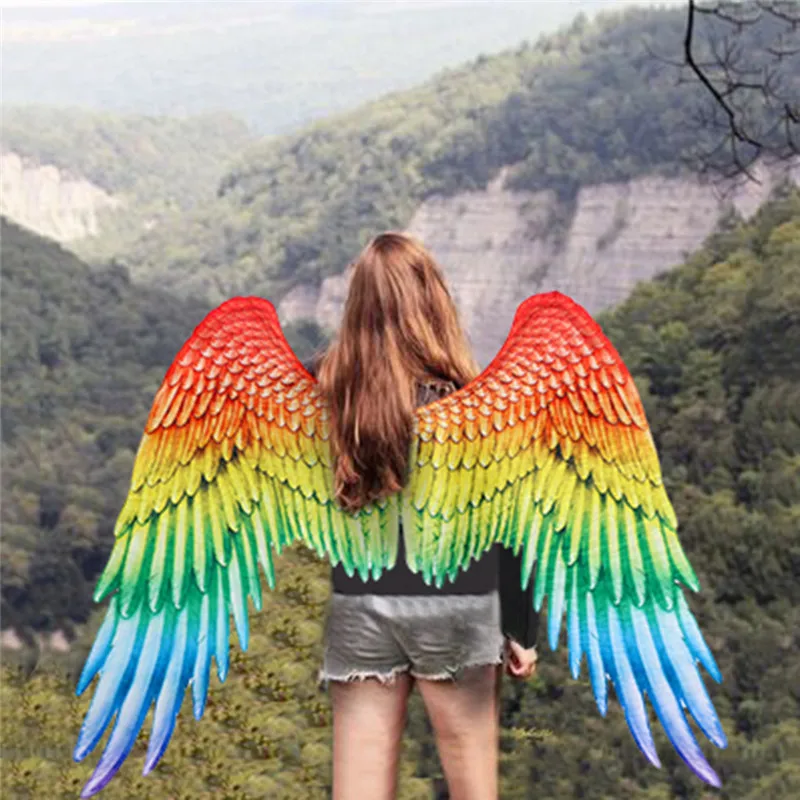 Модные ангельские крылья косплей костюм Марди Гра для взрослых праздник большой