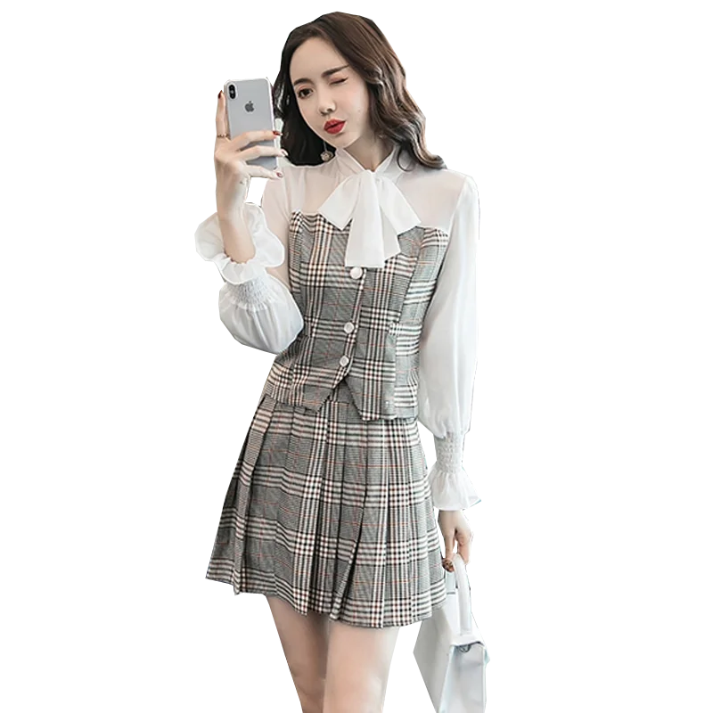 Униформа школьная японская в стиле ретро костюм моряка из аниме топ и юбка