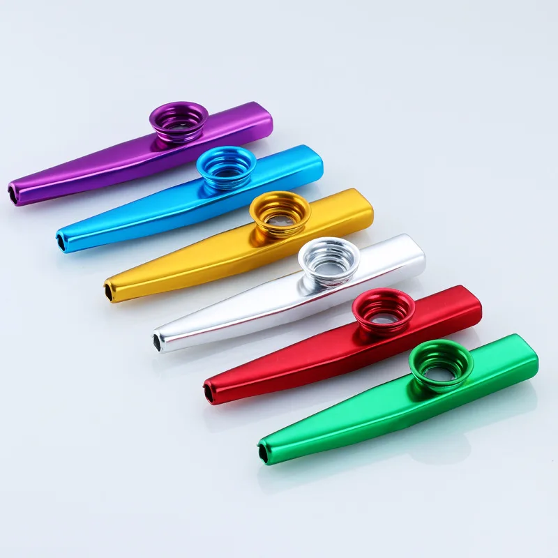 Металлические музыкальные инструменты Kazoos с диафрагмой хороший компаньон для