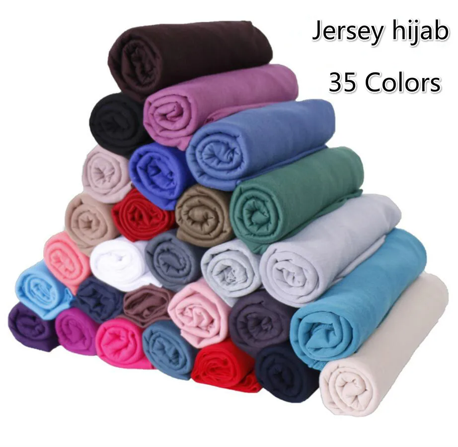 Hijabs мусульманская одежда женская Джерси-шарф платок стрейч хиджаб цельный