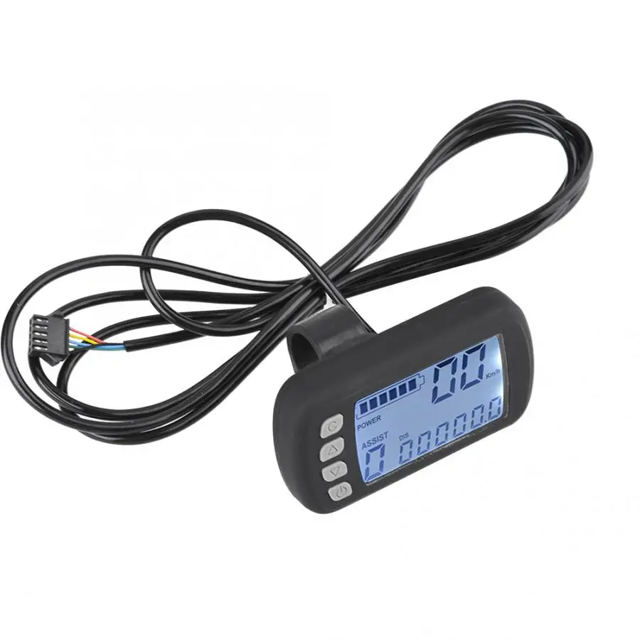 Электрический велосипед контроллер 24V/36V 250W/350W бесколлекторный мотор ЖК-дисплей