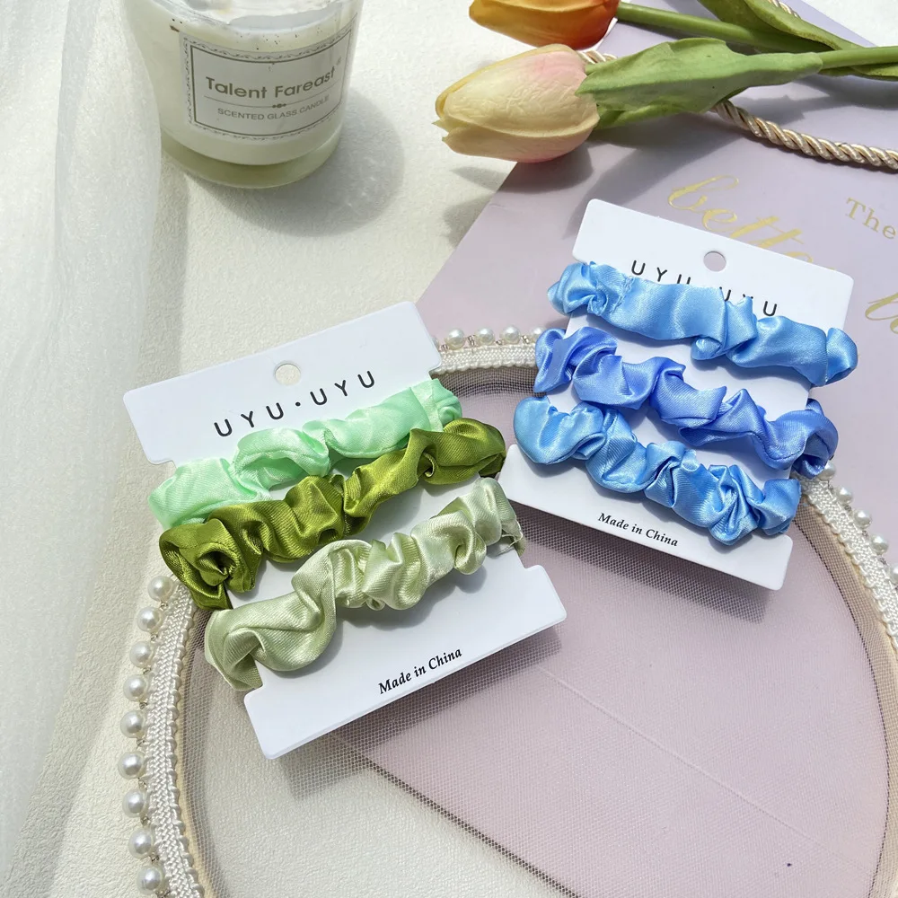 Эластичные резинки для волос Scrunchies женское кольцо с большим кишечником резинка