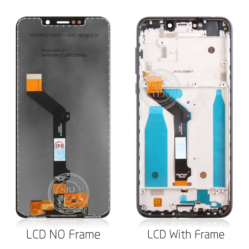 Для Motorola Moto One LCD дигитайзер Сенсорная стеклянная линза Панель для P30 Play дисплей