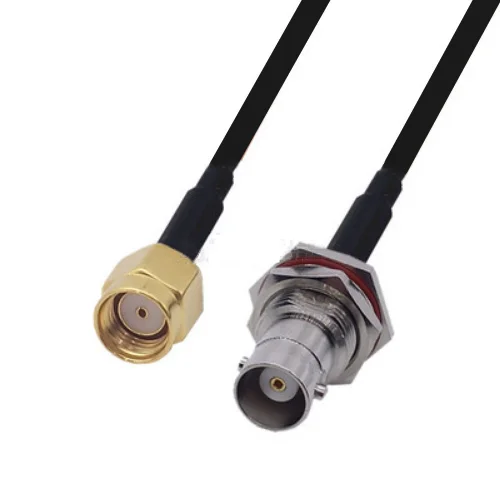 

LMR240 50-4 RF coaxial Cable Kabel RP SMA Male to BNC Female Connector LMR-240 Low Loss Coax Pigtail Jumpe Cable
