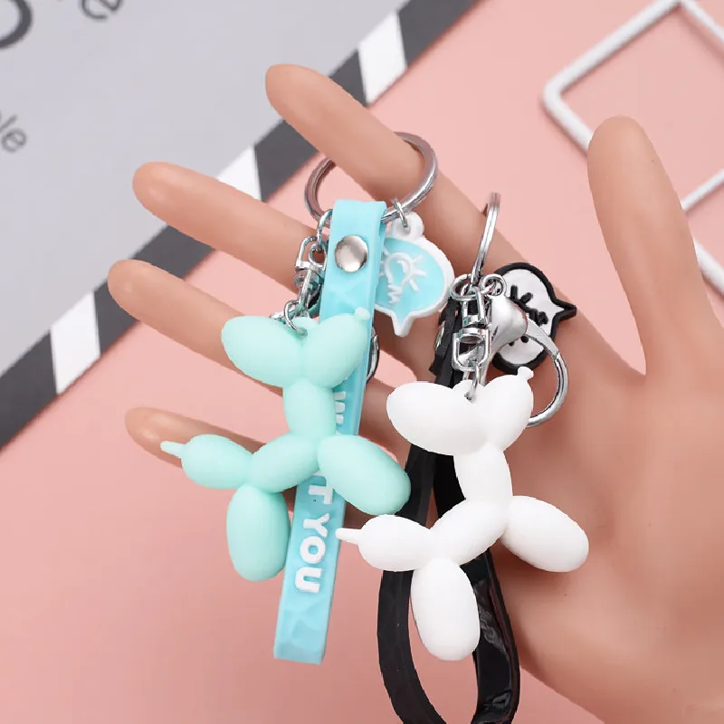 Стерео милые шар собака брелок для ключей нижнее белье с рисунками 6 Цвета мода