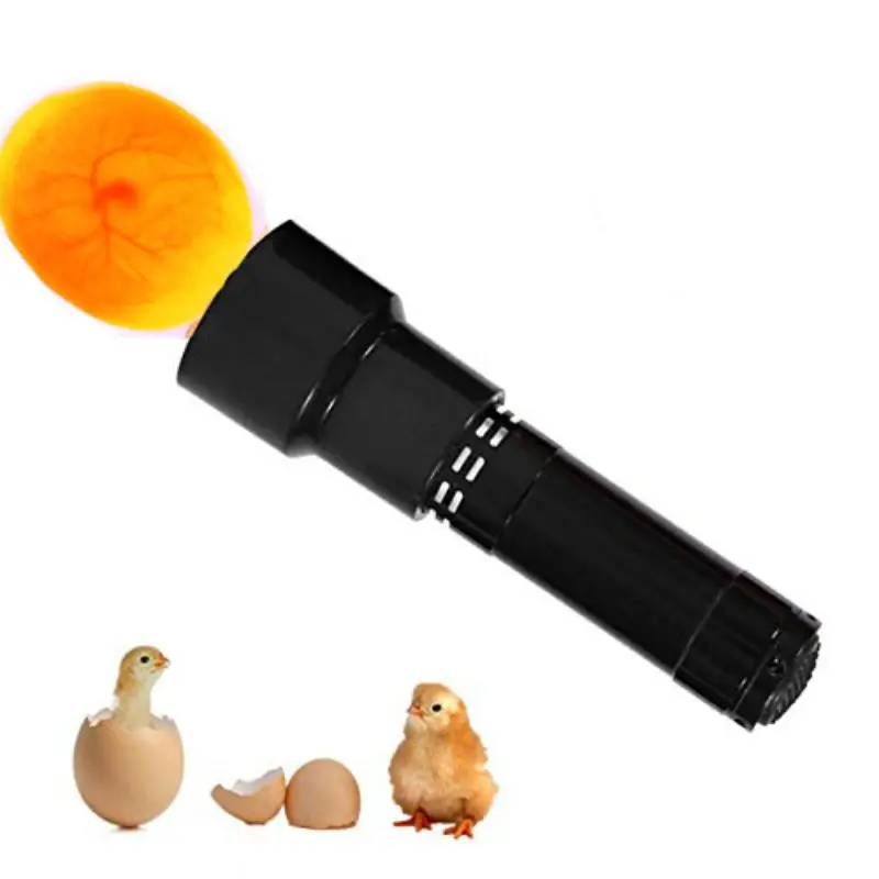 

1pcs/lot Eggtester Eggs Incubator Lamp 9 LED Super Cold Incubation Test Flashlight, Powered By Battery (not Include) Cages Hot