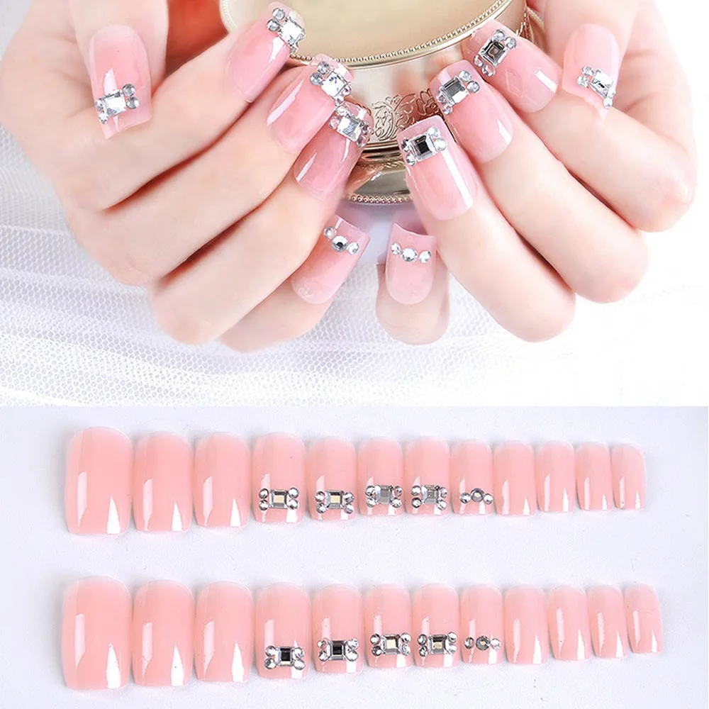 Прозрачная износостойкая поддельная клейкая лента для ногтей водостойкая