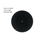 Виниловый коврик для проигрывателя, антистатический мат для виниловых пластин LP, 12 дюймов, 3 мм