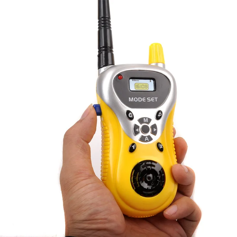 2 шт. портативная мини рация желтого/зеленого цветов|Рации| |