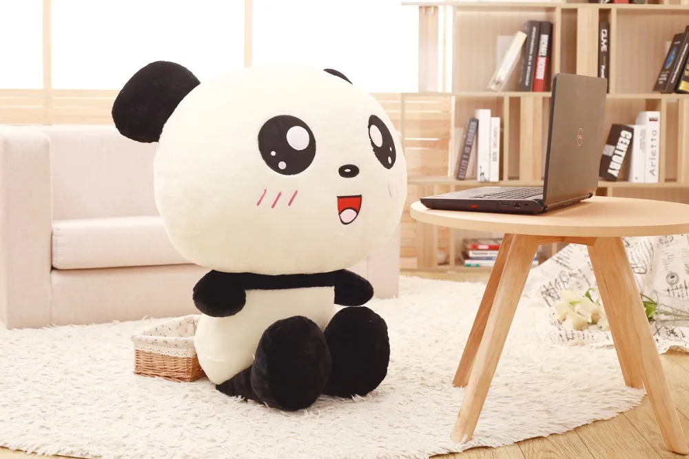 40-70 см Kawaii большая голова панда плюшевые игрушки мягкие животные подушка милый медведь подарок для детей Детские Девочки подарок на день рождения