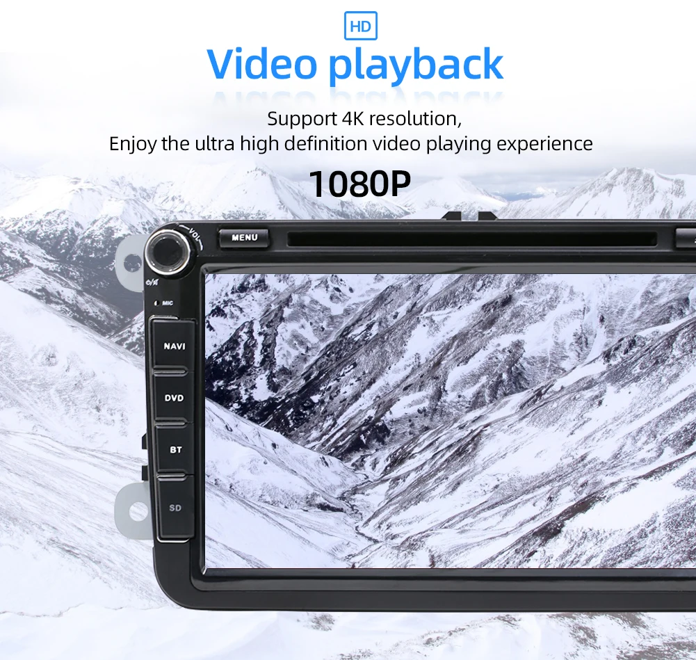 2 DIN Android 9,0 автомобильный DVD для Volkswagen GOLF MK5 MK6 PASSAT B6 POLO SKODA Fabia gps навигация Радио USB/SD PC Canbus карта 4+ 64G