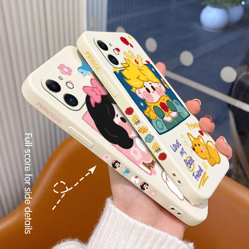 

The Fox Prince Phone Case For iPhone 12 Pro Max 11 X XS XR XSMAX SE2020 8 8Plus 7 7Plus 6 6S Plus Silicone Cover