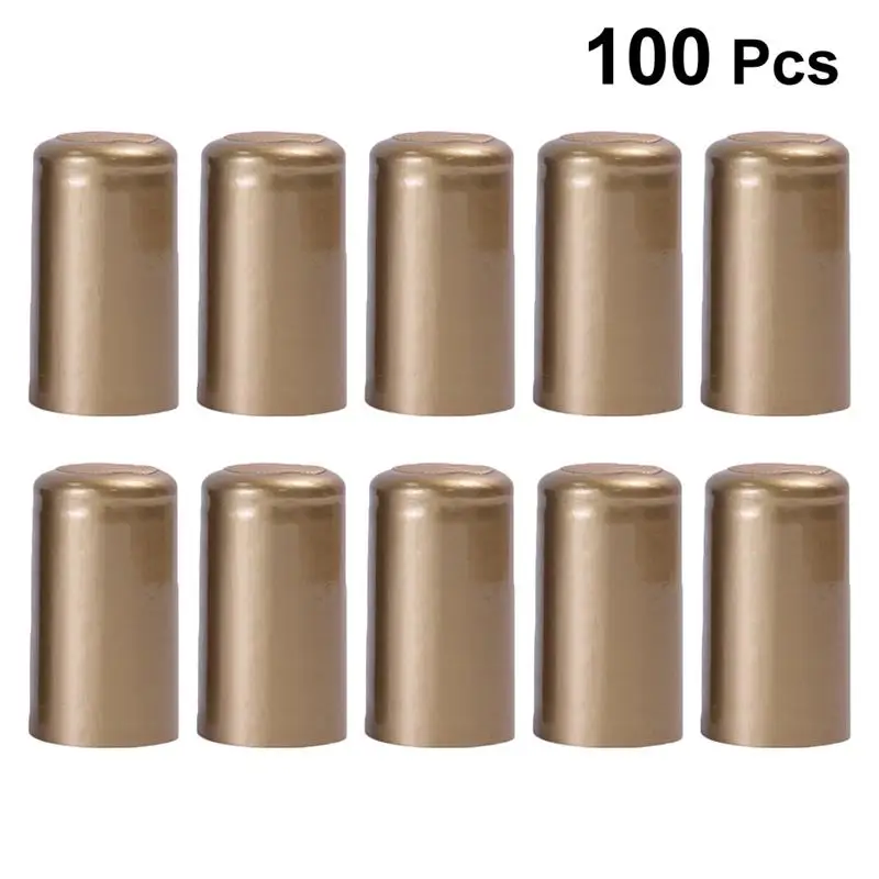 100pcs бутылка вина терм усадочная Кепки сулес термоусадочная Пластик красное вино