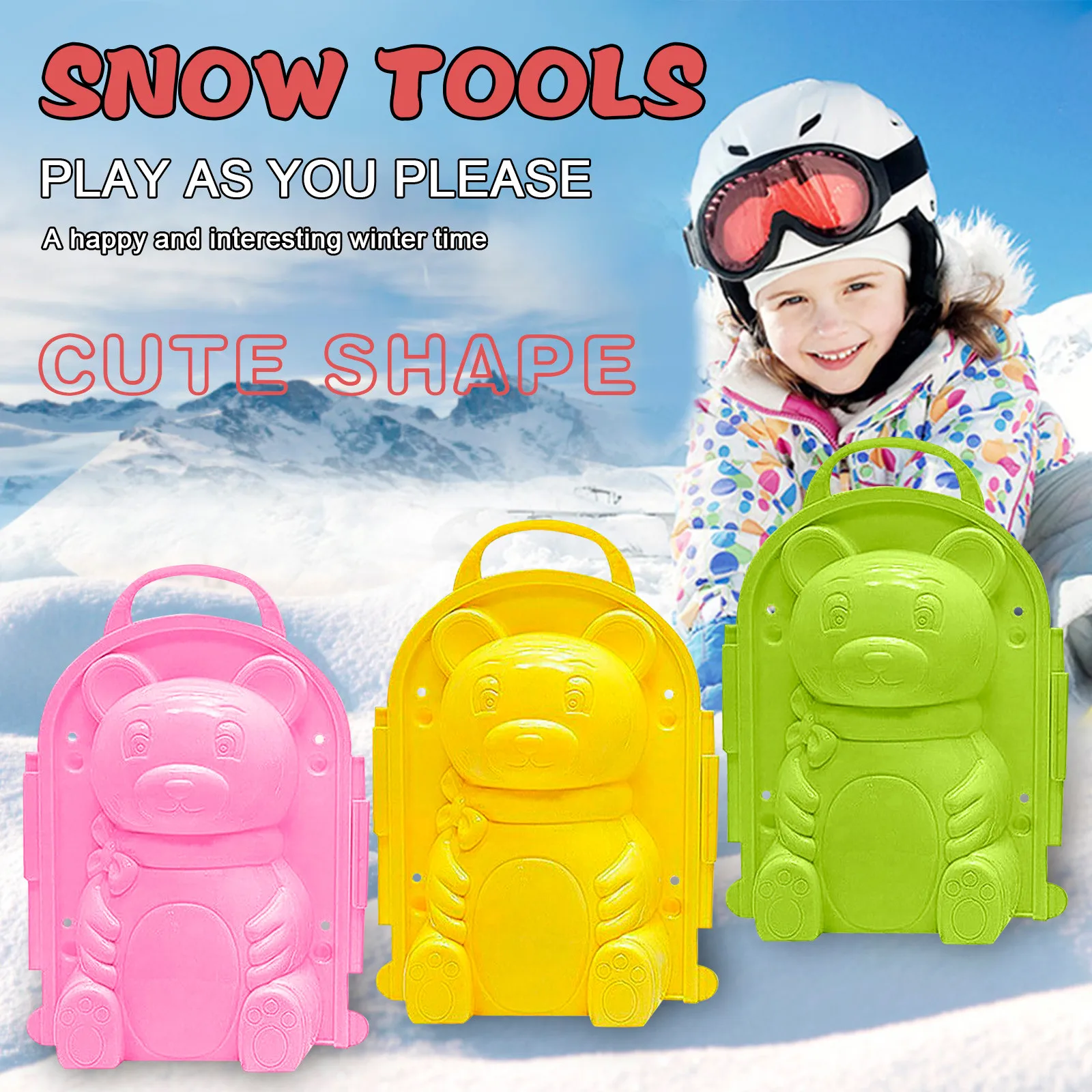 Многоцветный Симпатичный инструмент для изготовления мультяшных животных