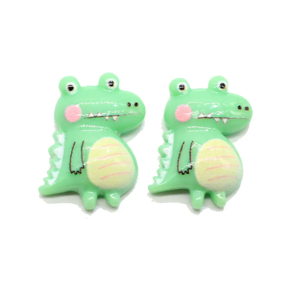 50/100 шт. кавайные плоские кабошоны из смолы с динозавром Мультяшные