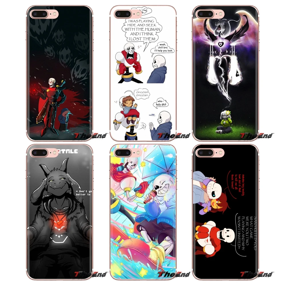 Мягкие прозрачные чехлы Чехлы для iPod Touch Apple iPhone 4 4s 5 5S SE 5C 6 6S 7 8 X XR XS Plus MAX игра Undertale