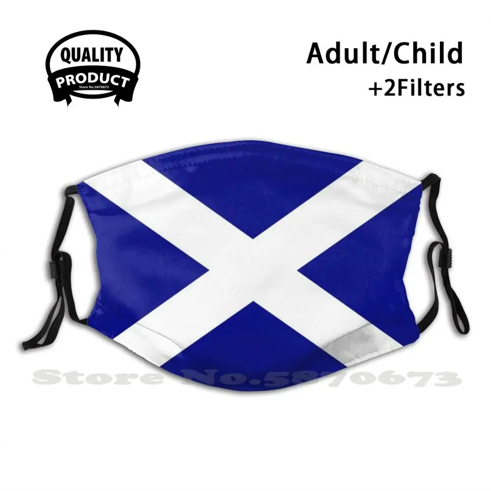 

Saltire Flag Fashion Protective Masks Nicola Sturgeon First Minister Scotland Scottish Saltire Scot Scots Snp Independence