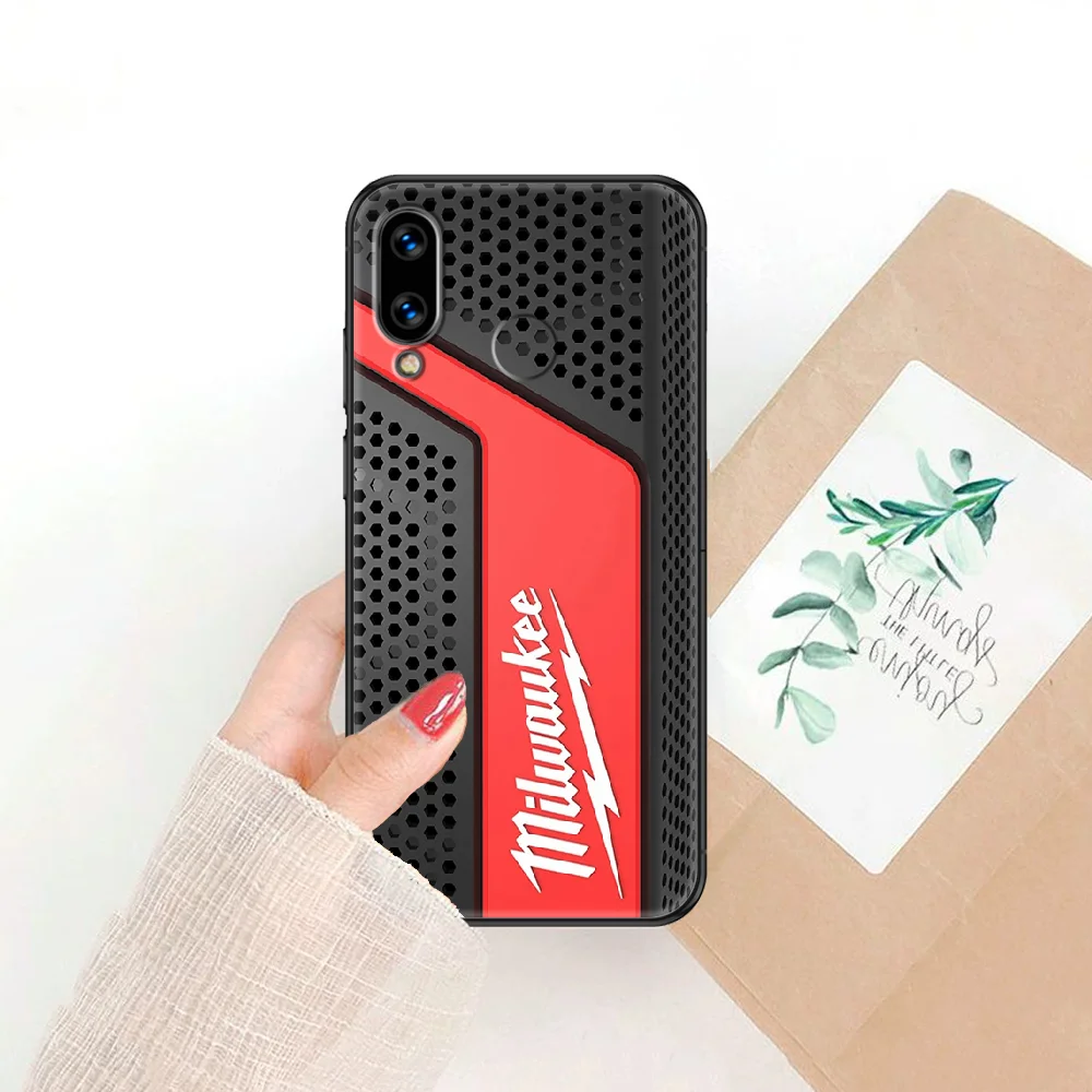 

Milwaukees Toolbox Phone case For Huawei Honor 6 7 8 9 10 10i 20 A C X Lite Pro Play black fashion funda tpu bumper silicone