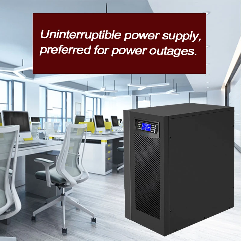 UPS On Line 6KVA/4800W DC192V встроенный 12 в 7 Ач * 16 шт. аккумулятор C6K для компьютера комнаты