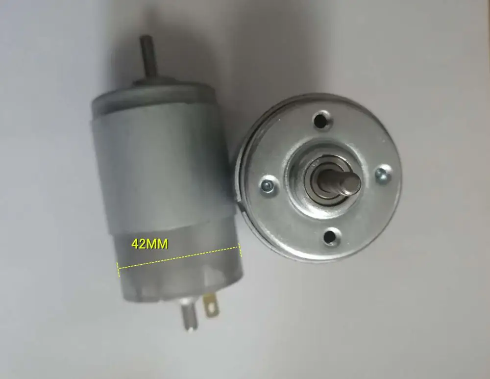 1 шт. 42 мм 775 двигатель постоянного тока двойной выходной вал для установленного