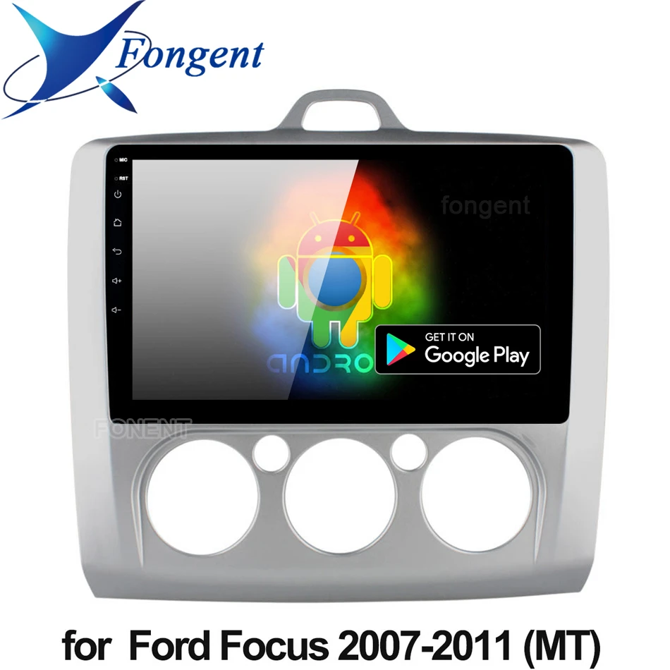 Автомагнитола на Android 10 0 для ford focus EXI MT 2 3 Mk2 2004 2005 2006 2007 2008 2009 2010 2011 GPS