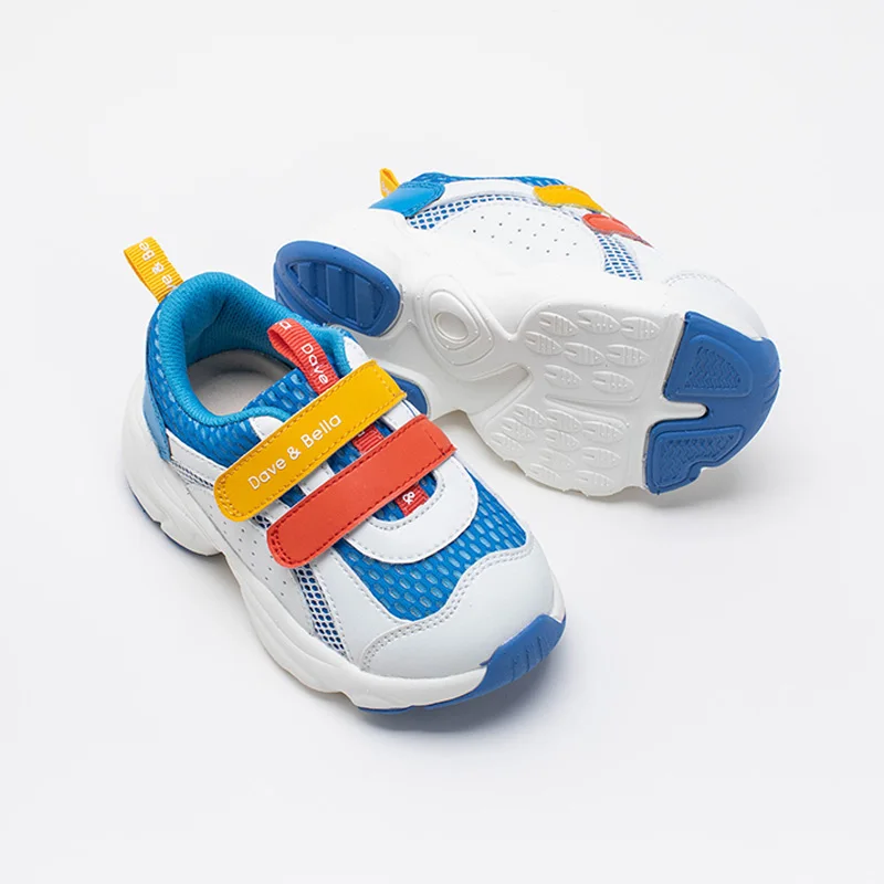 Туфли унисекс DBY17977 в стиле пэчворк для мальчиков и девочек на осень | Мать ребенок