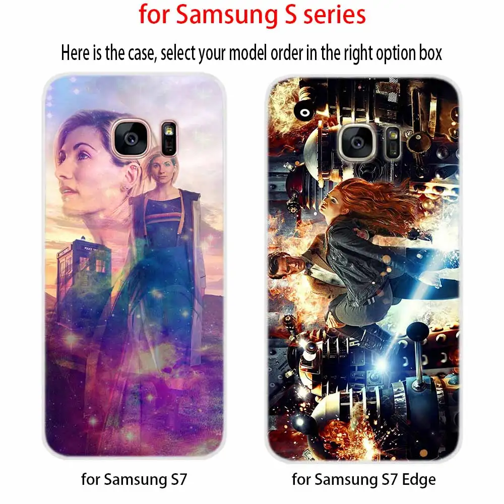 Мягкий силиконовый чехол Doctor Who Daleks для Samsung S21 S22 S20 S11 S10 S9 S8 Plus Ultra lite fe 11e 10e |