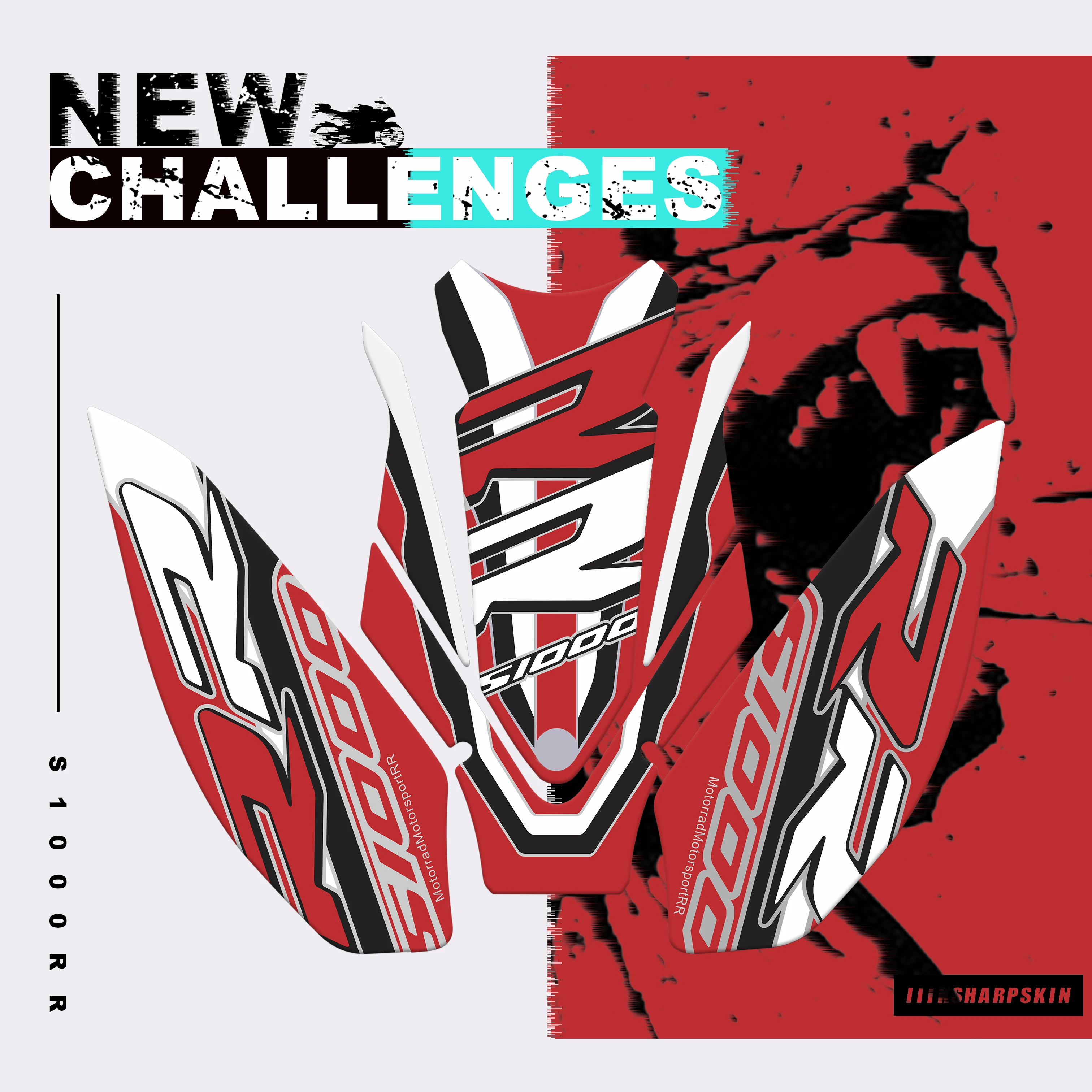 

Мотоциклетная 3d-наклейка на бак для топлива, гелевая защитная накладка на топливный бак, рыболовные наклейки, мотоциклетный топливный Боко...