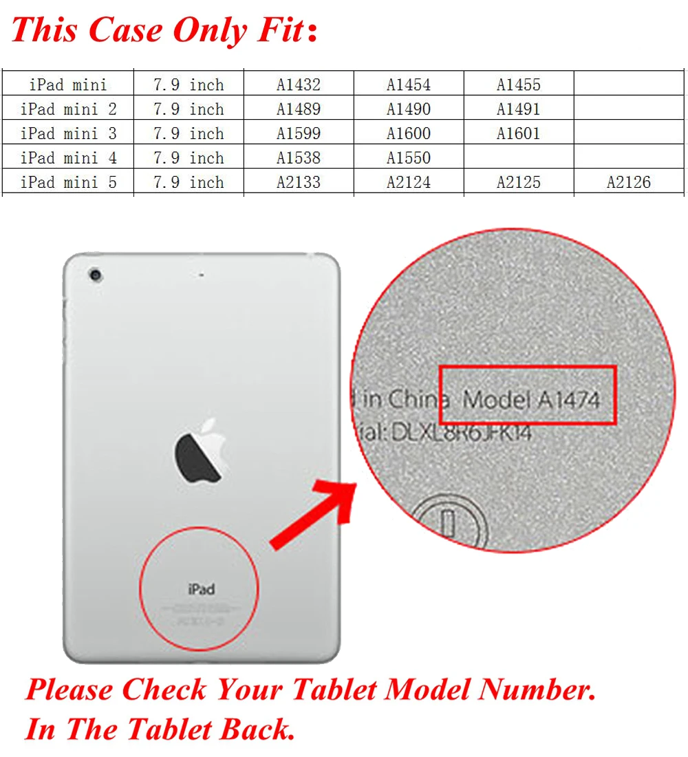 Чехол для Apple iPad mini 5 2019 1 2 3 4 5|Чехлы планшетов и электронных книг| |