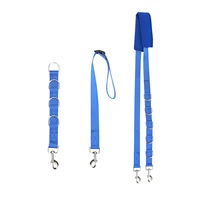 3pcs puppy pet supplies noose restraint band loop dog grooming strap washing traction harness hair cutting belly pad adjustable