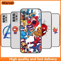 marvel hero cute phone case hull for samsung galaxy a70 a50 a51 a71 a52 a40 a30 a31 a90 a20e 5g a20s black shell art cell cove