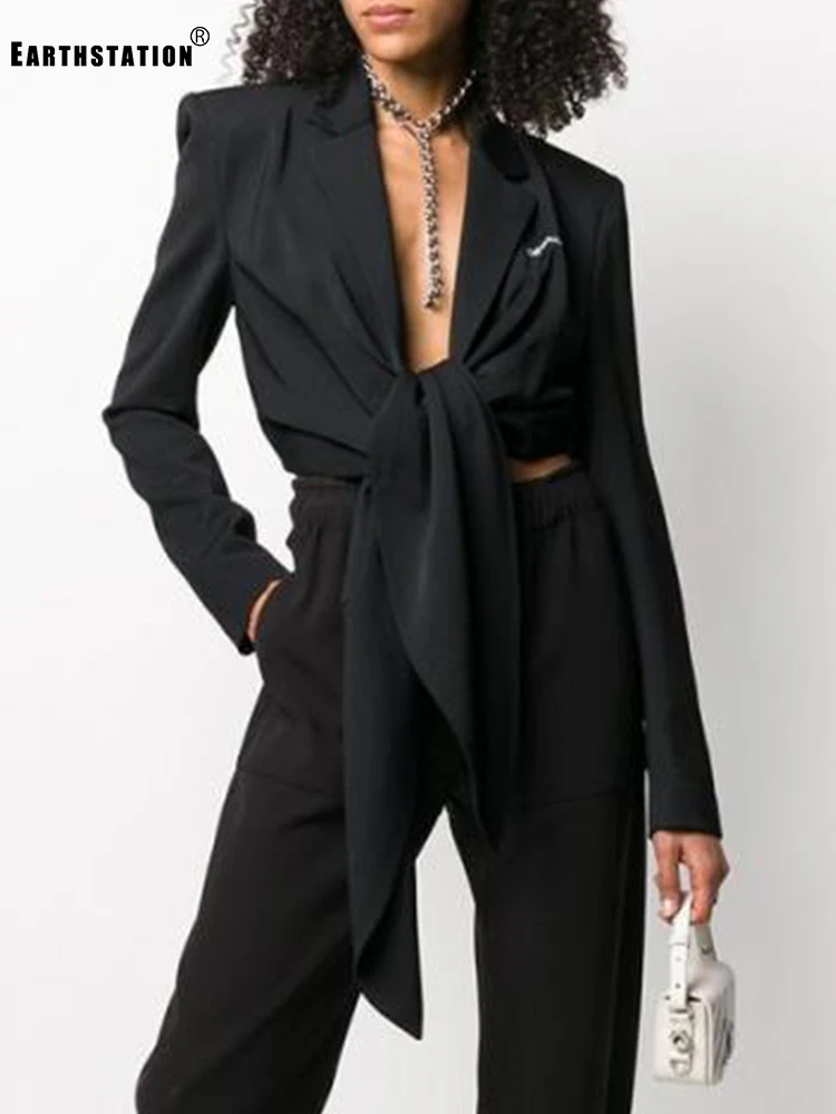 Женская кружевная короткая куртка универсальный топ с геометрическим принтом и