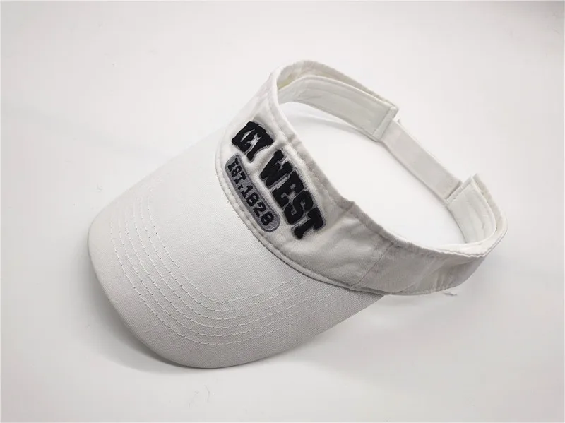 

Autumn Men Casual Washed Cotton Women Adjustable Visor Cap Travel Beach Sun Hat Letter Embroidery Topless Casquette Gorros