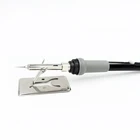 Металлический Y-образный кронштейн для паяльника Timostention, специальная полка, компактный и портативный, с губкой