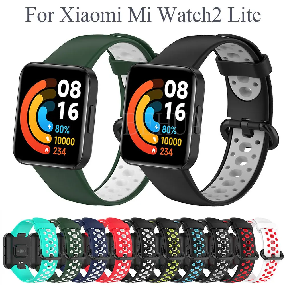 

Silicone WatchBand Strap For Xiaomi Redmi Watch 2 lite SmartWatch Band WristBand Mi Watch 2 Lite Global version Sport Bracelet
