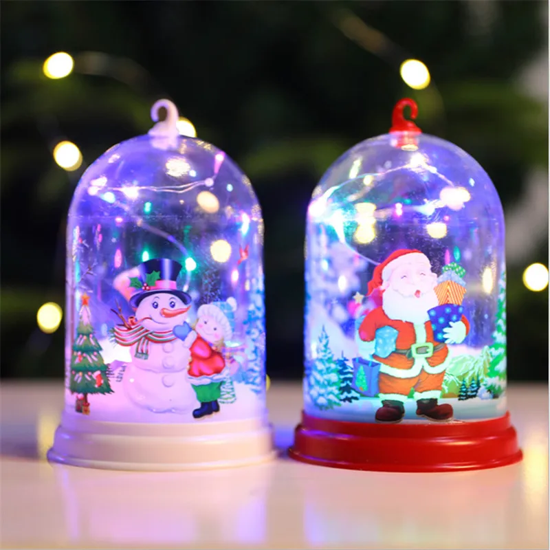 

2021 Home Christmas Decoration LED Elk Snowman Shaped Night Light Desktop Decoration Navidad Merry Christmas Christmas Gift Kids