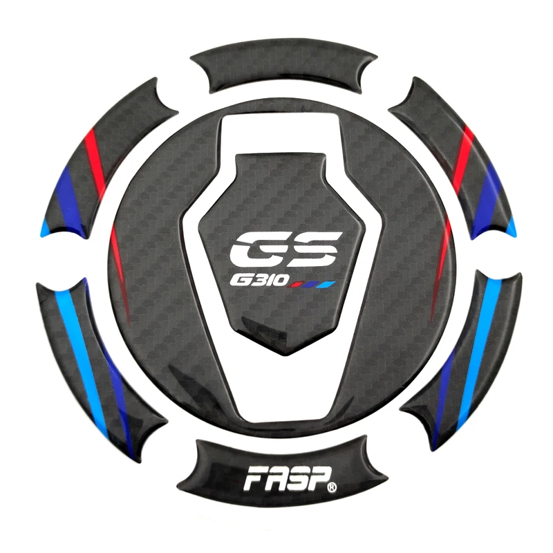 

5D Carbon Fiber Motorcycle Stickers Tank Pad Protector Racing Decals Accessories For Bmw g310gs g310 Gs Gs310 2018 2019