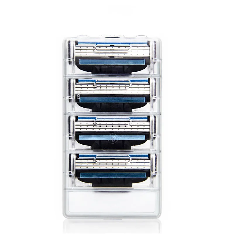 16 шт. + 1 держатель острая Мужская бритва лезвия 3 лезвенные кассеты Для мужчин