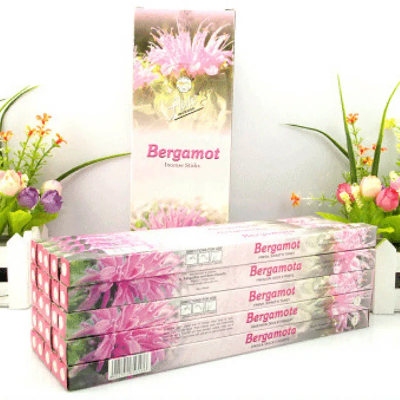 Bergamot Флейта 200 палочки/упаковка Цитронелла ароматизатор травяные Порошковые палочки ладан ручной прокатки из индийского сжигания в офисе для медитации - Аромат: Bergamot