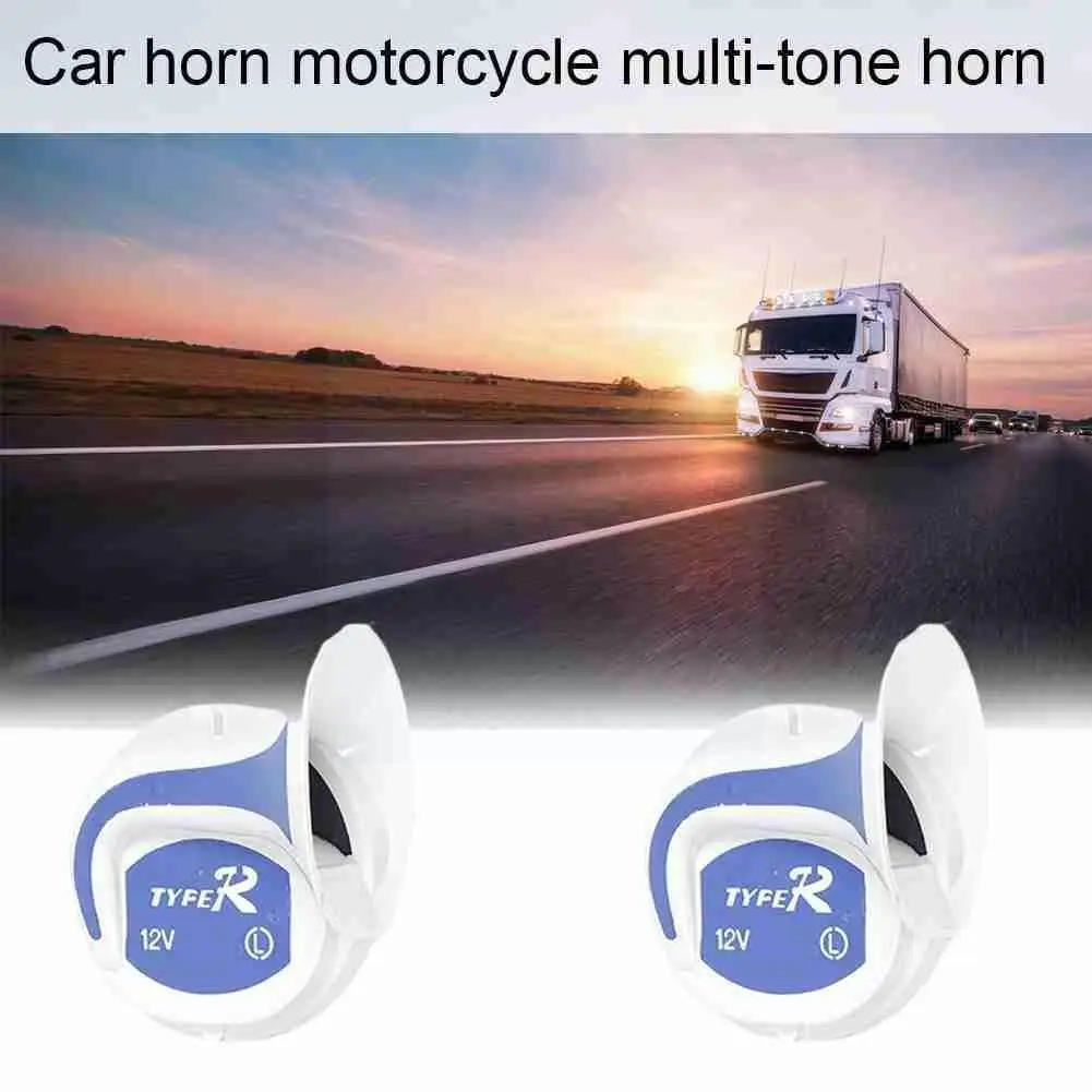 

1 Pair Car Speaker Vehicle Auto 18 Voices Tone Music 12V Horns Signal Alarm Horn Speakers Car Accessories Motorcycle Motor Q3Q8