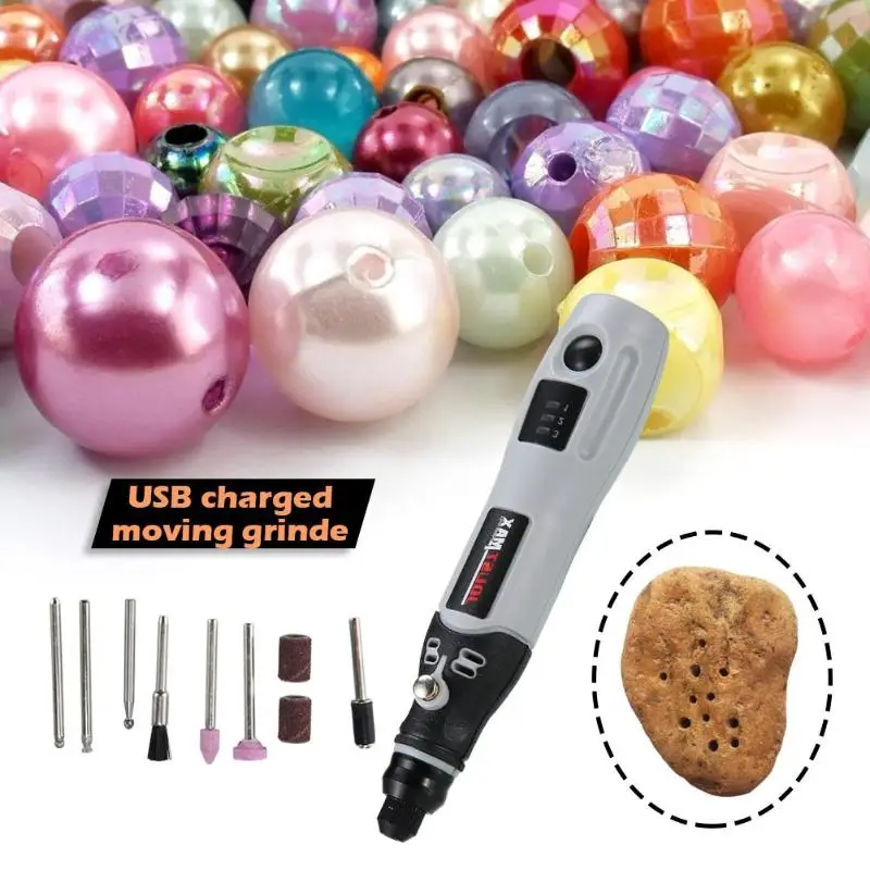 USB Перезаряжаемый электрический шлифовальный мини станок набор вращающийся