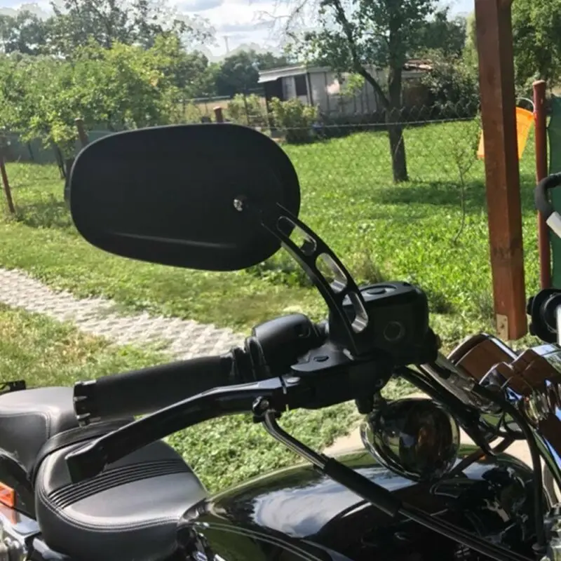 Мотоцикл 8 мм зеркала заднего вида для Harley Softail Springer Heritage Classic Road King Touring XL883 Sportster Fatboy Dyna FXDF