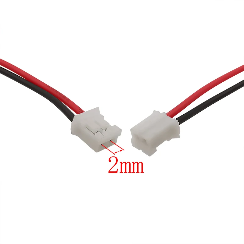 DC-022 5.5x2.1mm DC Power Socket Female Jack Panel Mount Adapter to JST PH 2.0mm Pitch 2 Pin Male Plug Wire Cable Connector 20CM - купить по