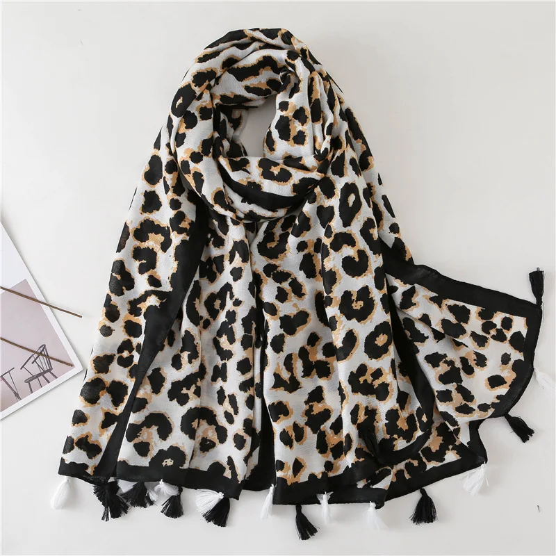 

Fashion Autumn Women Viscose Scarf Sexy Leopard Dot Patchwork Beach Hijab Shawls and Wraps Female Foulards Echarpe Muslim Hijab