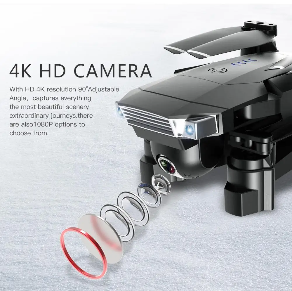 ZLL SG901 камера Дрон 4K HD Двойная камера дроны Квадрокоптер FPV Профессиональные с GPS долгий срок службы батареи