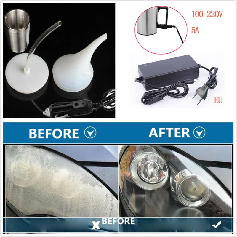 

Car Headlight Lens Repair/Restoration Polishing Tool Atomization Cup 500ml+Cover High Quality And New Headlight Repair Tool
